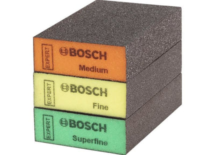 Bosch Powertool Accessories XPERT S471 Standard Sanding Block Set, 3 Piece Bosch Powertool Accessories - RockBottom Northampton