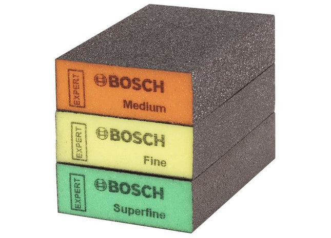 Bosch Powertool Accessories XPERT S471 Standard Sanding Block Set, 3 Piece Bosch Powertool Accessories - RockBottom Northampton