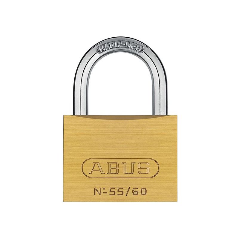 Abus Mechanical 55/60mm Brass Padlock Carded ABUS Mechanical - RockBottom Northampton 