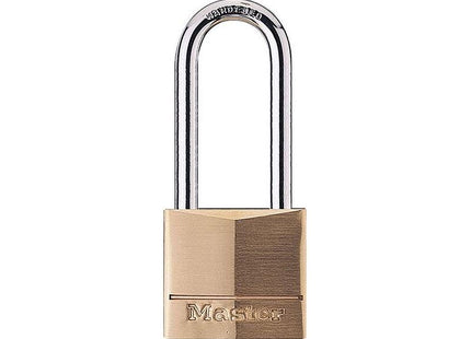 Master Lock Solid Brass 40mm Padlock 4-Pin - 51mm Shackle Master Lock - RockBottom Northampton
