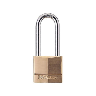 Master Lock Solid Brass 40mm Padlock 4-Pin - 51mm Shackle Master Lock - RockBottom Northampton