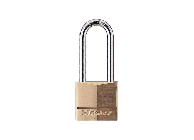 Master Lock Solid Brass 40mm Padlock 4-Pin - 51mm Shackle Master Lock - RockBottom Northampton
