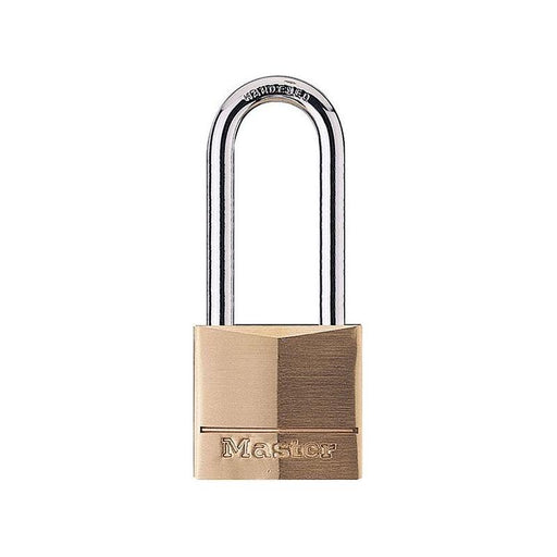 Master Lock Solid Brass 40mm Padlock 4-Pin - 51mm Shackle Master Lock - RockBottom Northampton