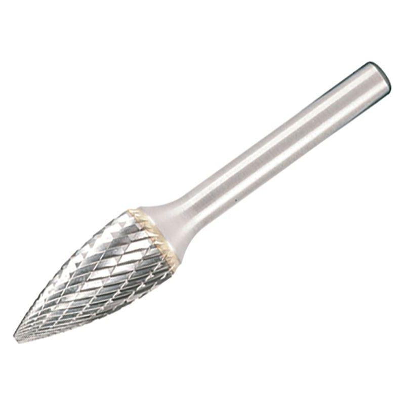 Dormer Solid Carbide Rotary Burr Bright Pointed Tree 3 x 3mm Dormer - RockBottom Northampton