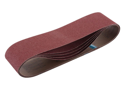 Draper Cloth Sanding Belt, 100 x 915mm, 80 Grit (Pack of 5) 09264 Draper - Town Tools 