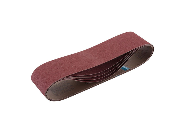 Draper Cloth Sanding Belt, 100 x 915mm, 80 Grit (Pack of 5) 09264 Draper - Town Tools 