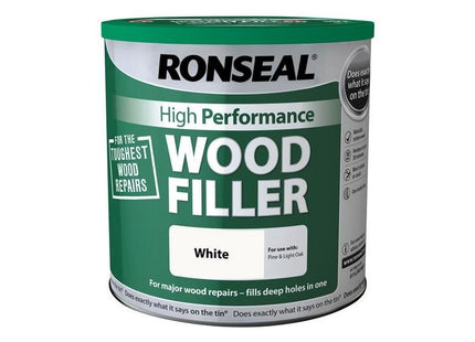 Ronseal High-Performance Wood Filler White 3.7kg Ronseal - RockBottom Nothampton