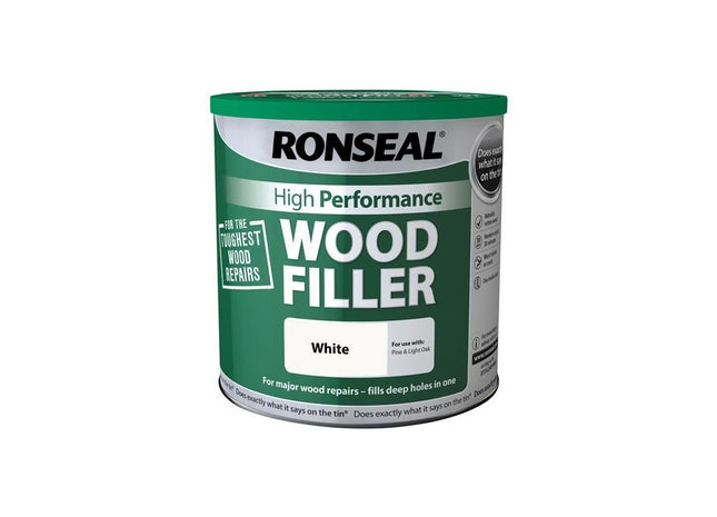 Ronseal High-Performance Wood Filler White 3.7kg Ronseal - RockBottom Nothampton