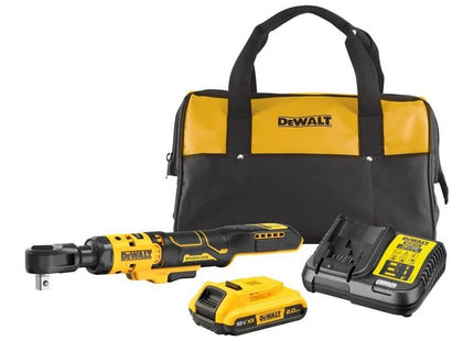 Dewalt Power Tools DCF512D1 XR 1/2in Open Head Ratchet 18V 1 x 2.0Ah Li-ion DeWALT Power Tools - RockBottom Northampton