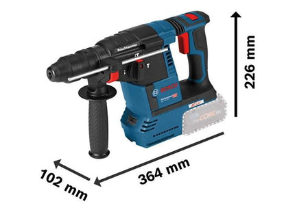 Bosch GBH 18V-26F SDS-Plus Rotary Hammer 18V 2 x 5.0Ah Li-ion Bosch - RockBottom Northampton