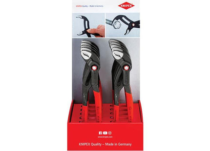 Knipex 00 18 01 V25 Cobra® Quickset Waterpump Pliers Counter Display (10 x KPX8721250) Knipex - RockBottom Northampton