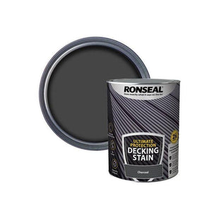 Ronseal Ultimate Protection Decking Stain Charcoal 5 litre Ronseal - RockBottom Nothampton