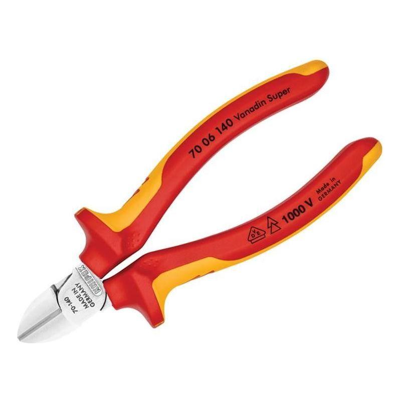 Knipex VDE Diagonal Cutter 140mm Knipex - RockBottom Northampton