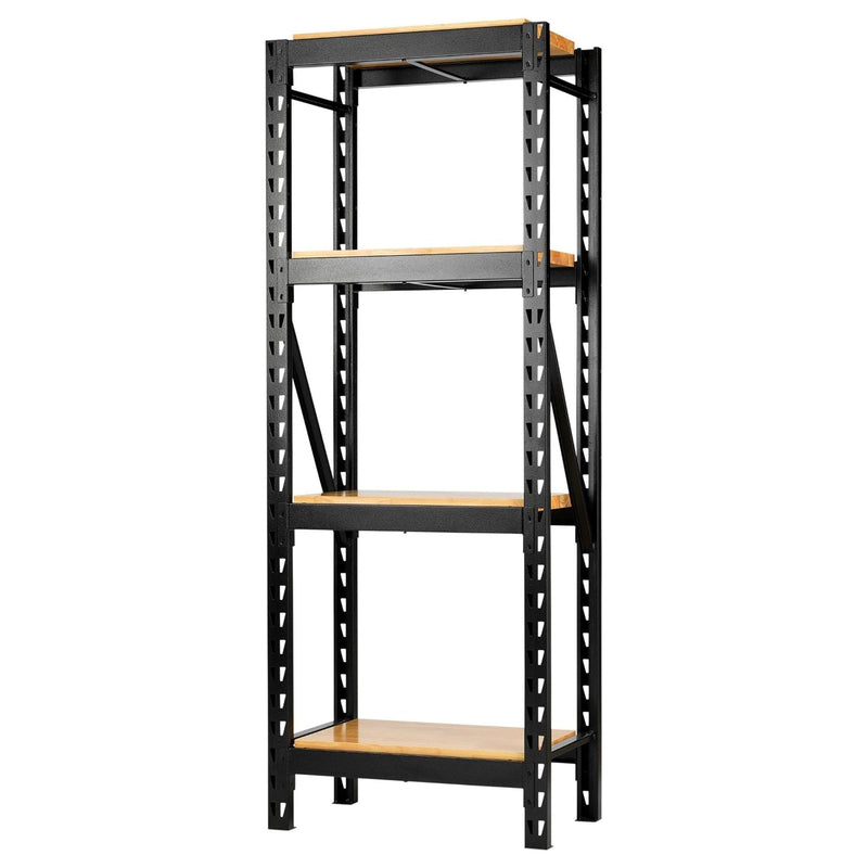 Bunker 21 Piece Modular 4 Tier Racking with Hardwood Shelving, 750mm Draper - Town Tools