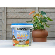 Ronseal Fence Life Plus+ Warm Stone 5 litre Ronseal - RockBottom Nothampton
