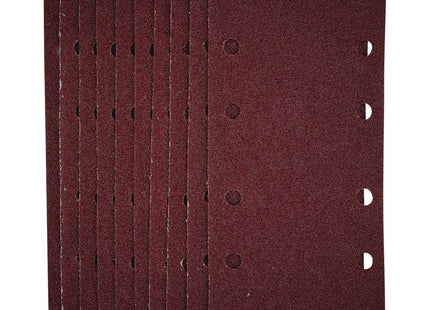 Draper 1/3 Sanding Sheets with Hook and Loop, 93 x 190mm, 40 Grit (Pack of 10) Draper - Town Tools 