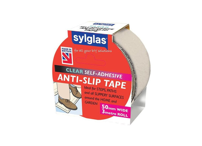 Sylglas Anti-Slip Tape 50mm x 3m Clear Sylglas - RockBottom Nothampton