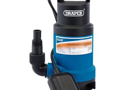Draper Submersible Dirty Water Pump with Float Switch, 166L/min, 550W 61621 Draper - Town Tools 
