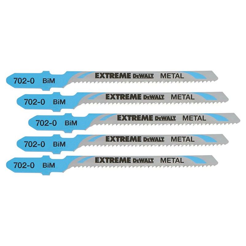 Dewalt Power Tools HSS Metal Cutting Jigsaw Blades Pack of 5 T118EOF DeWALT Power Tools - RockBottom Northampton