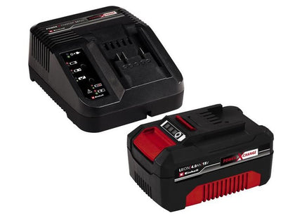 Einhell Power X-Change Battery & Charger Starter Kit 18V 1 x 4.0Ah Li-ion Einhell - RockBottom Northamptin