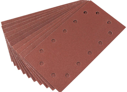 Draper Assorted Aluminium Oxide Sanding Sheets, 115 x 227mm (Pack of 10) 92296 Draper - Town Tools 