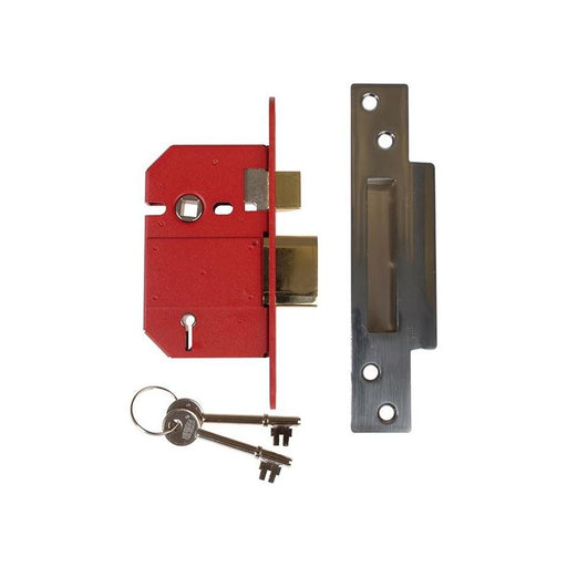 Union StrongBOLT 2200S BS 5 Lever Mortice Sashlock Satin Chrome 68mm Visi UNION - RockBottom Northampton