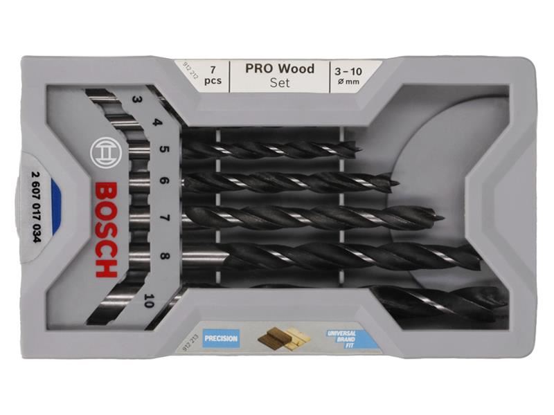 Bosch Powertool Accessories Professional Robust Line Brad Point Drill Bit Set, 7 Piece Bosch Powertool Accessories - RockBottom Northampton