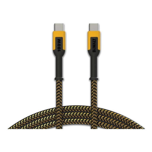 Dewalt Telecoms USB C to USB C 100W Reinforced Charging Cable 1.2m (4ft) DEWALT Telecoms - RockBottom Northampton