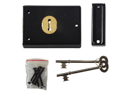 Yale Locks P402 Rim Lock Grey Finish 102 x 76mm Visi Yale Locks - RockBottom Northampton