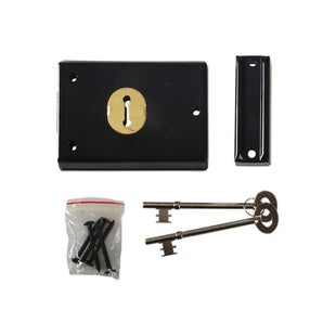 Yale Locks P402 Rim Lock Grey Finish 102 x 76mm Visi Yale Locks - RockBottom Northampton