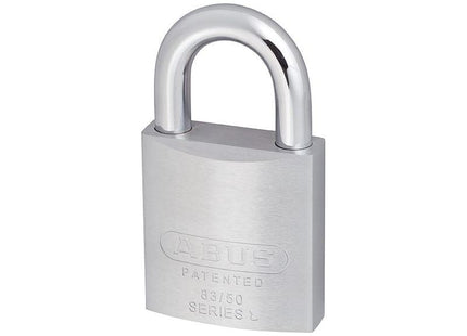 Abus Mechanical 83/50mm Chrome Plated Brass Padlock ABUS Mechanical - RockBottom Northampton 