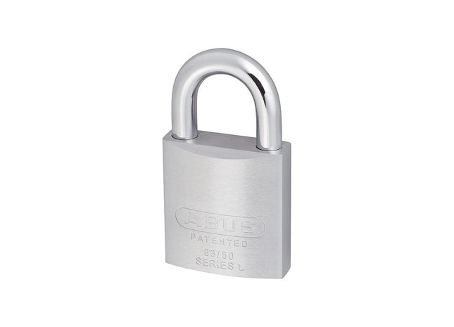 Abus Mechanical 83/50mm Chrome Plated Brass Padlock ABUS Mechanical - RockBottom Northampton 