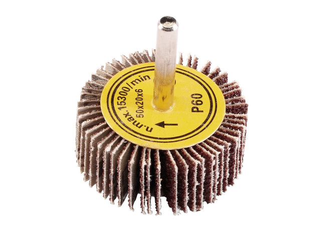 Draper Abrasive Flap Wheel, 50 x 20mm, 60 Grit 76452 Draper - Town Tools 