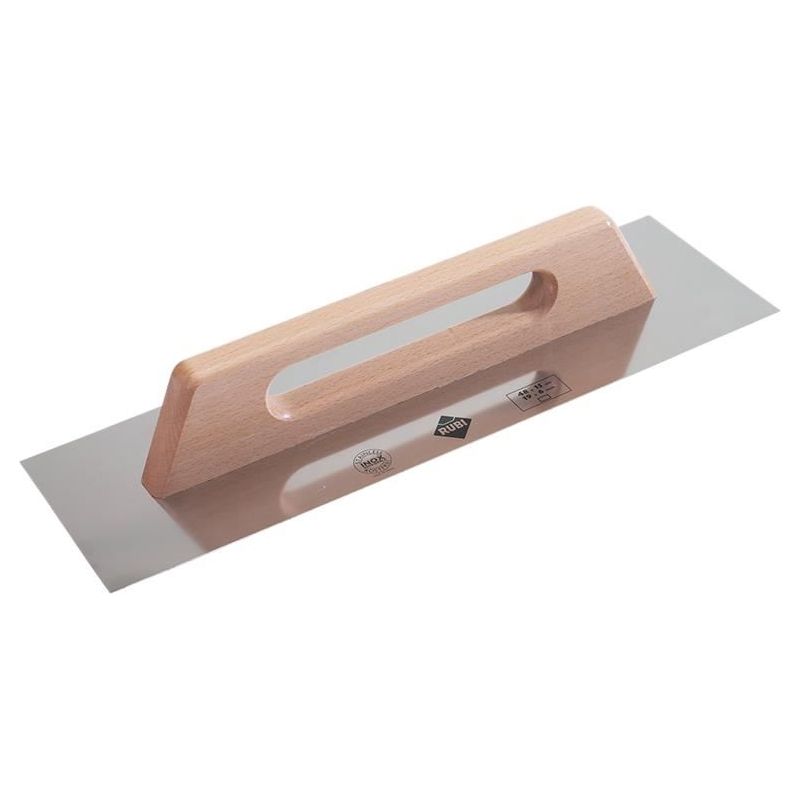 Rubi Tiling Tools Steel Trowel Wooden Handle 19in RUBI TILING TOOLS - RockBottom Nothampton