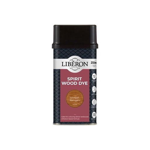 Liberon Spirit Wood Dye Georgian Mahogany 250ml Liberon - RockBottom Northampton
