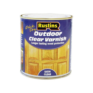 Rustins Exterior Varnish Satin 1 litre Rustins - RockBottom Nothampton