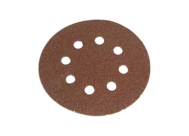 Faithfull Hook & Loop Sanding Disc DID3 Holed 125mm Very Fine (Pack 5) Faithfull - RockBottom Northampton