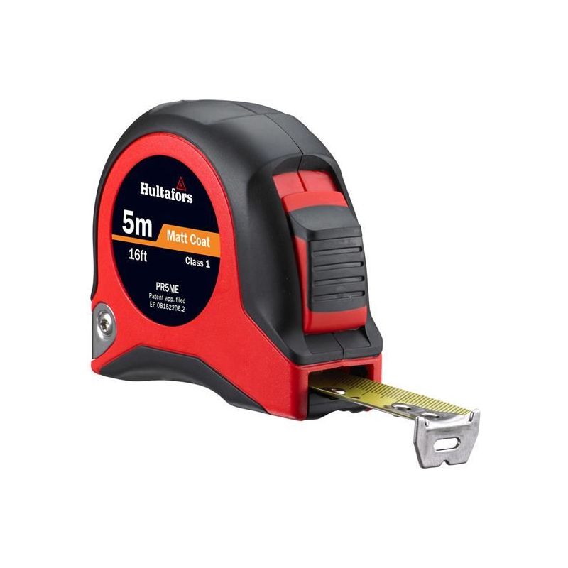 Hultafors PR5ME Short Steel Tape 5m/16ft (Width 19mm) Hultafors - RockBottom Northampton