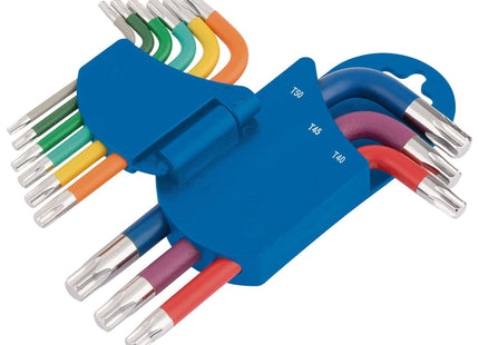 Draper TX-STAR Metric Coloured Short Arm Key Set (9 Piece) 66135 Draper - Town Tools 