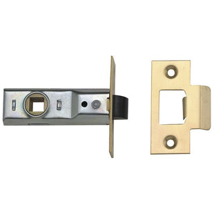 Union Tubular Mortice Latch 2648 Polished Brass 76mm 3in Box UNION - RockBottom Northampton