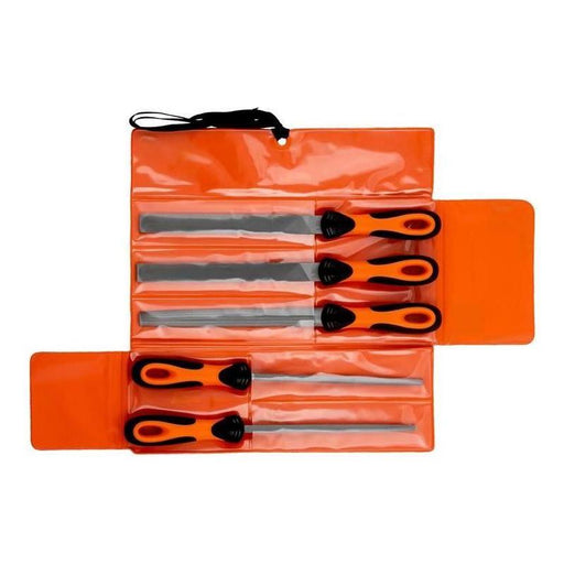 Bahco 200mm (8in) ERGO™ Engineering File Set, 5 Piece Bahco - RockBottom Northampton