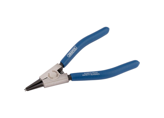 Draper Straight Tip External Circlip Pliers, 140mm 56421 Draper - Town Tools 