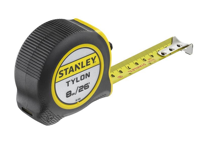 STANLEY Hand Tools Tylon Pocket Tape 8m/26ft (Width 25mm) Loose STANLEY� Hand Tools - RockBottom Nothampton