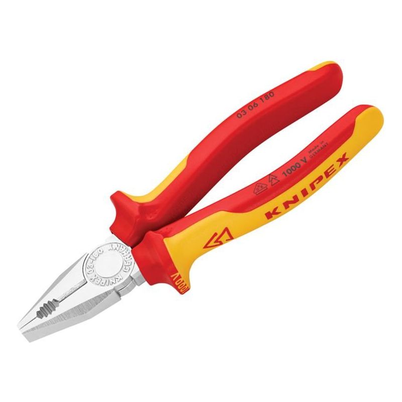 Knipex VDE Combination Pliers 180mm Knipex - RockBottom Northampton