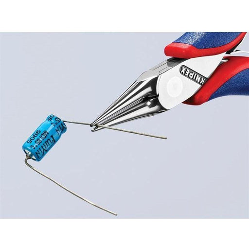 Knipex Round Nose Electronics Pliers Multi-Component Grip 115mm Knipex - RockBottom Northampton