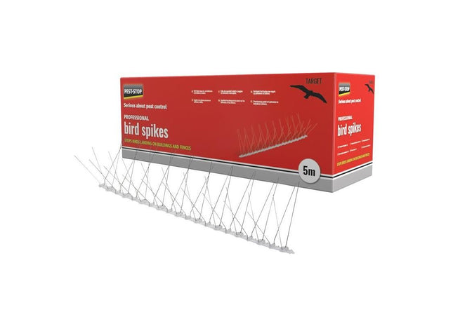 Pest-Stop (Pelsis Group) Professional Bird Spikes 50cm Metal Strips (Pack 10) Pest-Stop (Pelsis Group) - RockBottom Nothampton
