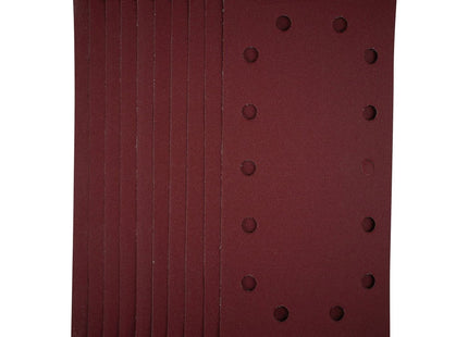 Draper 1/2 Sanding Sheets with Hook and Loop, 115 x 230mm, 240 Grit (Pack of 10) Draper - Town Tools 