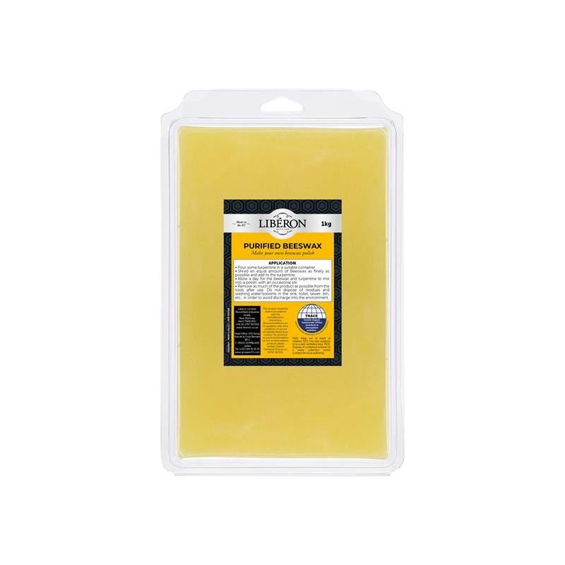 Liberon Purified Beeswax 1kg Liberon - RockBottom Northampton