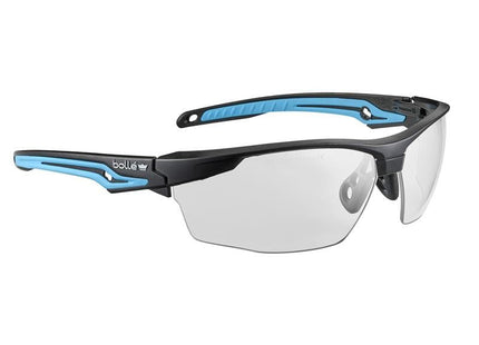 Bolle Safety TRYON Safety Glasses - Platinum Cobalt Flash Bolle Safety - RockBottom Northampton