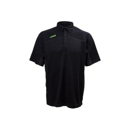 Apache Langley Black Performance Polo Shirt - M (38/40in) Apache - RockBottom Northampton 